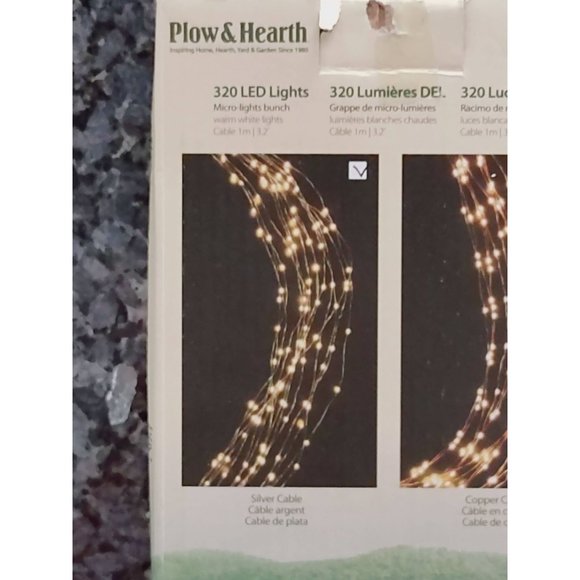 Fairy Lights LED Decorations Warm White Light Micro Electric Plug 16 String 3ft - Picture 3 of 7